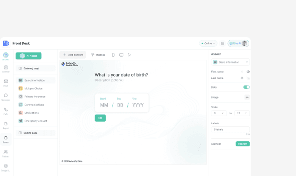 A "Typeform-Style" Conversational Interface